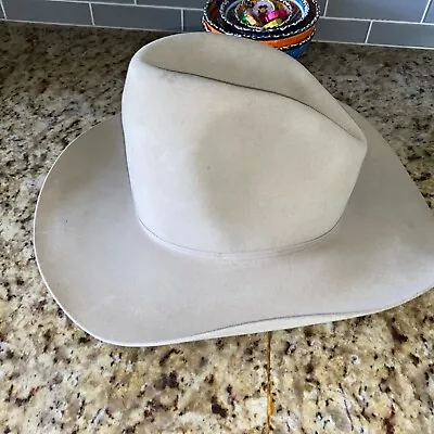 Vintage Old Resistol Gray Beaver Hat Western 7 1/4 Lonesome Dove Gus McRae Style • $119