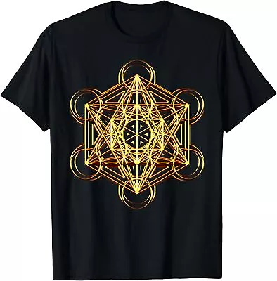 NEW LIMITED Metatrons Cube Sacred Geometry Psytrance Festival Rave Edm T-Shirt • $19.99