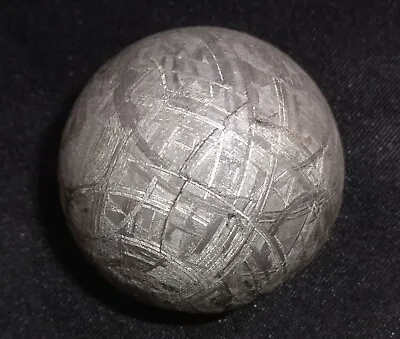 Rare! Iron Meteorite Muonionalusta Sweden Etched Half Sphere 5.6 Cm 384 Grams • $2499.99