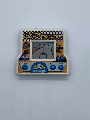 Radio Shack Tandy Turbo Raceway Handheld Electronic Game Vintage TESTED WORKS • $19.99
