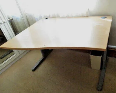 £45 • Buy Ikea Galant Desk Large Metal Legs Office / Home Computer Working From Home 