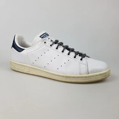 $33.74 • Buy Men's ADIDAS 'Stan Smith' Sz 9 US Shoes White Black Leather | 3+ Extra 10% Off
