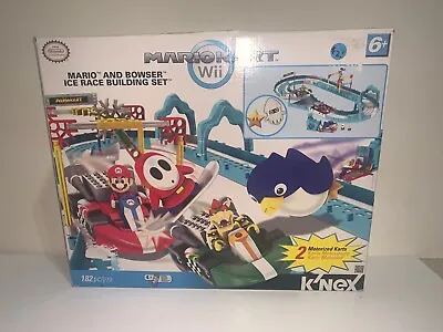 K'nex Super Mario Kart Wii Mario Bowser Ice Race Building Set 38189 • $33