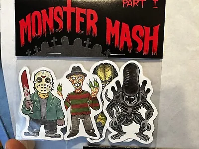 Monster Mash Horror Sticker Sets 1-4 • $24.99