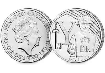 2018 Y Yeoman Warder A-Z 10p Circulated Coin • £9.99