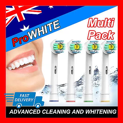 $11.58 • Buy 3D Pro White Oral B Compatible Electric Toothbrush Replacement Brush Heads X20pc