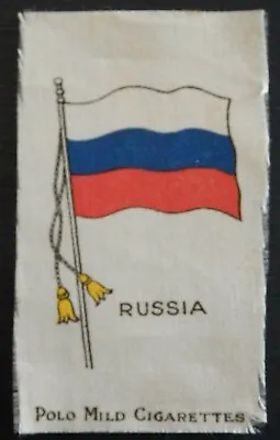 RUSSIA Flags 1910 Murray & Sons Polo Mild SILK • £5.75