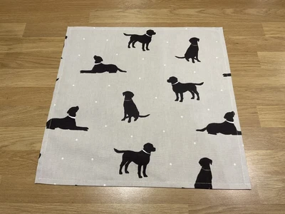 £12 • Buy 4 X Napkins  Black Labrador Fabric ( SALE )