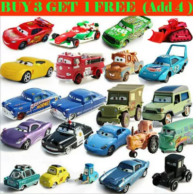 Disney Pixar Cars Diecast Lot Lightning McQueen Model Car Toy Gift For Kids • $13.55