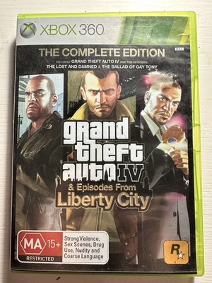 $18 • Buy Grand Theft Auto IV & Episodes From Liberty City Xbox 360 GTA 4 Complete Edition