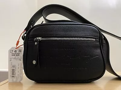 £34.99 • Buy Superdry Delwen Chunky Strap Cross Body Bag - Black BNWT