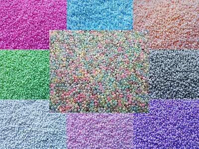 £1.39 • Buy SALE 🌟 3 For 2 🌟 2700 Pearl Glass Seed Beads Size 11/0 2mm 45g For Jewellery