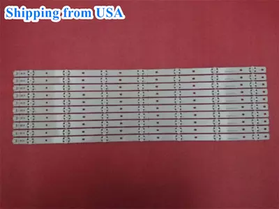 10pcs LED Backlight Strips For 60 Inch Vizio E60U-D3 SVG600A26_Rev02_UHD_151215 • $27.28