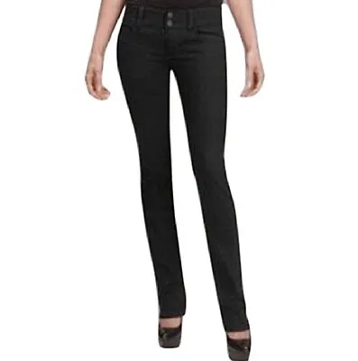 CABI $99 Women’s Black 515 Lou Lou Soft Stretch Low Rise Straight Leg Jeans 6 • $28.99