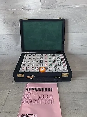 Mahjong Set Vintage 1970s Sealed Travel Chess Tile Set • £44.99