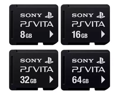 SONY GENUINE PS Vita Memory Card  Playstation 64GB/32GB/16GB/8GB/4GB USED JAPAN  • $15.99