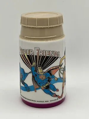 Vintage 1976 Super Friends Thermos Aladdin Superman Batman DC Comics No Lid Cup • $9.99