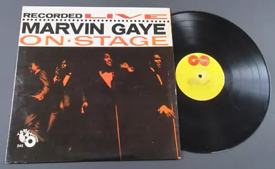 Marvin Gaye Recorded Live On Stage Tamla LP VG Mono VG+ Cover 1963 • $12.99