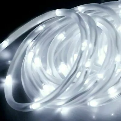 12M 100 LED Solar Rope Tube String Fairy Lights Strip Waterproof Garden Outdoor • $12.79