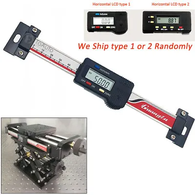 100~600mm Horizontal Linear Scale Digital Readout LCD Display Lathe Bench Ruler • $42.99