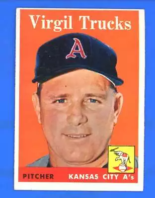 1958 Topps #277 Virgil Trucks Kansas City A's EX • $2.50