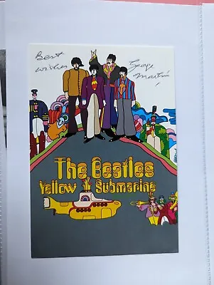 £150 • Buy George Martin And Peter Blake Signed Postcards The Beatles Autograph 