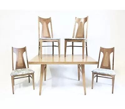 4 Set Vintage Mid Century Danish Modern Broyhill Brasilia Dining Chairs Walnut • $899.95