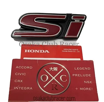 New OEM 06-08 Honda Civic Si Front Grille Emblem Badge 07 FA5 FG2 75732-SVB-A01 • $54.95