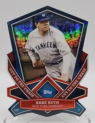 2013 Topps Cut To The Chase BABE RUTH Chrome Refractor Card #CTC-4 MINT! • $3.95