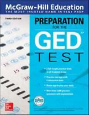 McGraw-Hill Education Preparation For The GED Test Third Edition • $9.96