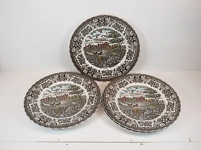 Vintage British Anchor England 'Old Country Castles' Plates X5 • £14.50