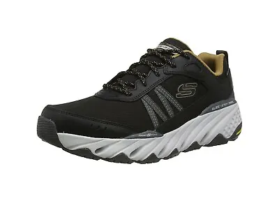 SKECHERS X GoodYear Glide-Step Black Mesh Shoes Men Water Resistant Sneakers • $50