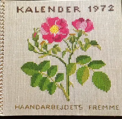 Haandarbejdets Fremme. Gerda Bengtsson. Calendar 1972. Vtge Small Format • $41.90