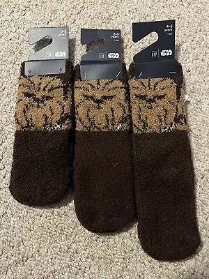 Gap Chewbacca Socks Star Wars Kids 0-2 2-3 4-5 Years Toddler Infact • £7.24