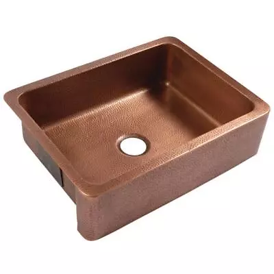 SINKOLOGY Farmhouse Single Kitchen Sink 30  Undermount Hammered Antique Copper • $868.61