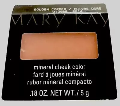 MARY KAY Mineral Cheek Color  & Case GOLDEN COPPER Discontinued PERFECT #012965 • $11.40