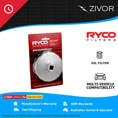 New RYCO Spin On Oil Filter Cup For HOLDEN RODEO TF 2.5L 4JA1 RST222 • $37.72