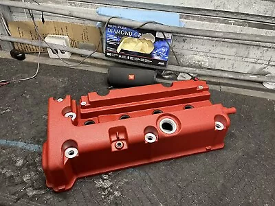 Honda K24 K20 K-SERIES Type R Civic Rsx Valve Cover Powder Coated Wrinkle Red • $170