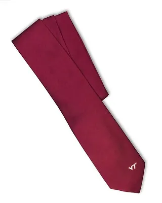 Brooks Brothers Virginia Tech University 100% Silk Dress Tie Hokies HokieBird • $24.99