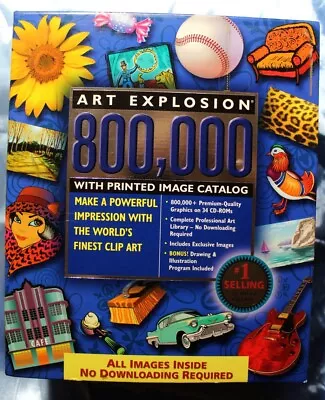 ART EXPLOSION & CLICKART Clip Art Photos Backgrounds Vectors • $39.99