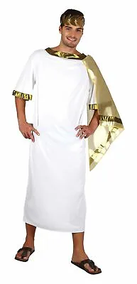 £9.99 • Buy Mens Julius Caesar Ancient Roman Toga Fancy Dress Accessories Optional