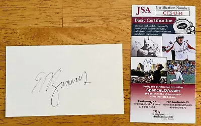 Admiral Elmo Zumwalt Jr. Signed Autographed 3x5 Card JSA Certified Navy USN • $89.95