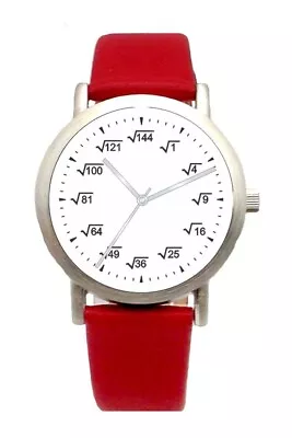  Mathematics Dial  Unisex Watch Has Square Root Equations At Each Hour Indicator • $55