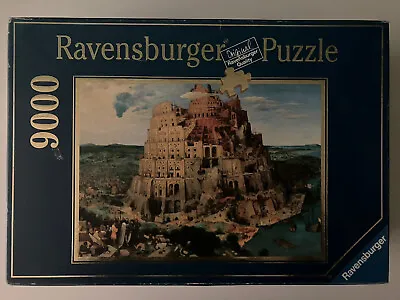 9000 Piece Jigsaw Puzzle Ravensburger Tower Of Babel Pieter Brueghel Rare Puzzle • $159.99