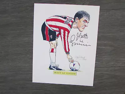 Matt Le Tissier Southampton Football Player Genuine Hand Signed Caricature • £14.99