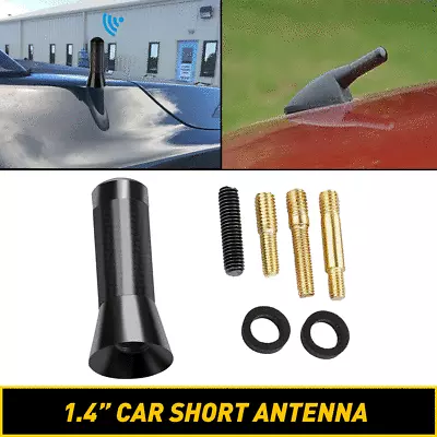 Black Car Radio Stereo Hidden Short Antenna FM AM For Cars Motorcycles Yachts US • $7.99