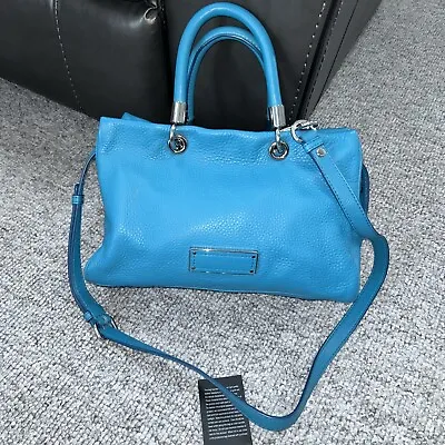 Marc By Marc Jacobs ~ Too Hot To Handle Blue  Leather Shoulder Bag ~Crossbody • $70