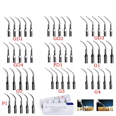 18 Types Dental Ultrasonic Scaler Scaling Perio Tips Fit EMS Woodpecker/ DTE UK • £9.83