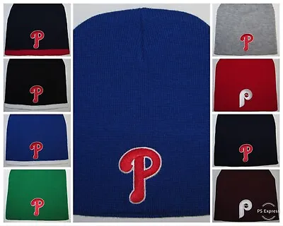 Philadelphia Phillies Beanie ⚾️Knit Cap ⚾️Classic MLB Patch/Logo ⚾️Cool ⚾️New • $18.99