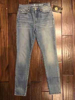 7 For All Mankind High Waist Gwenevere Women Jeans  Sz 27 Blue (New Sample) • $22